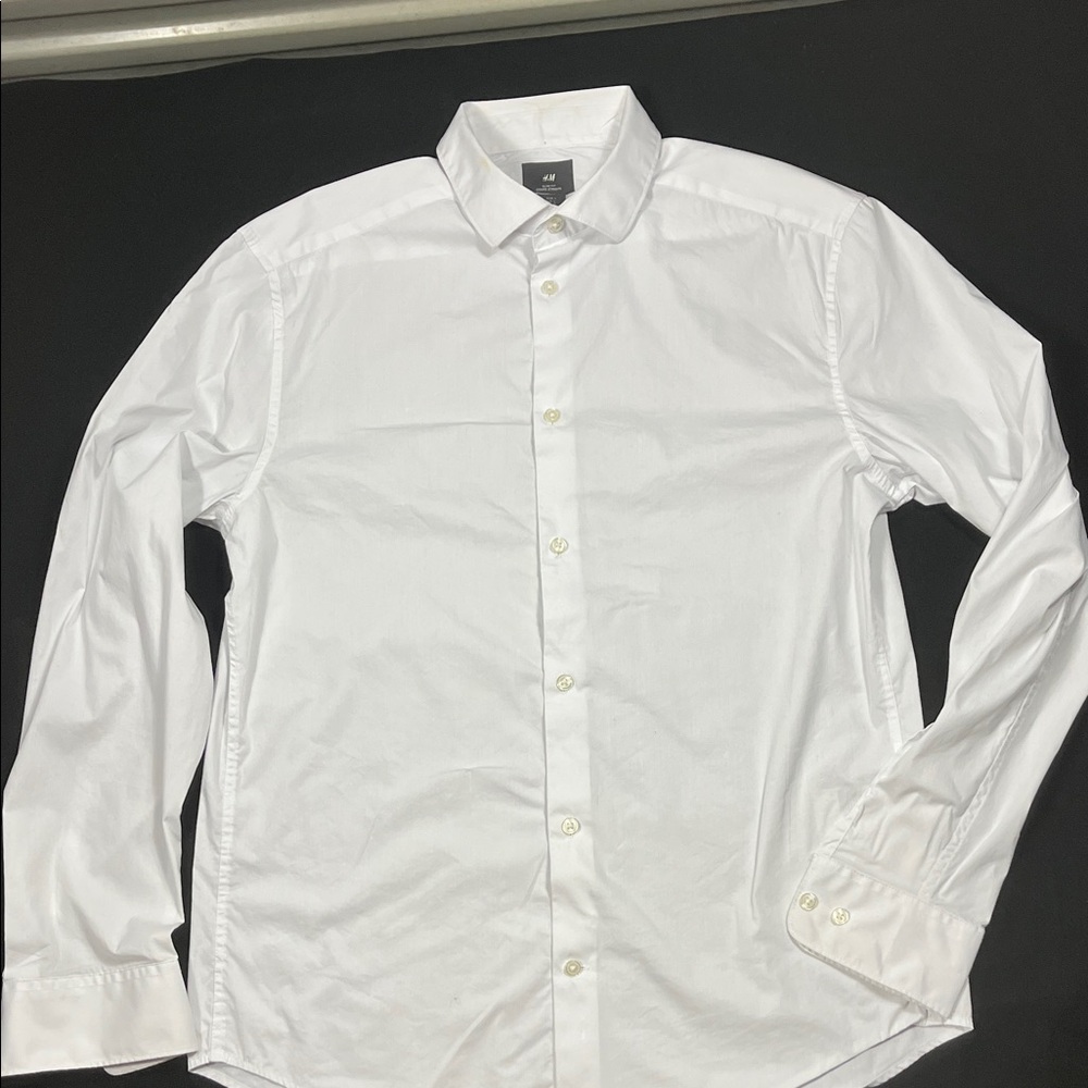 H&M Classic White Dress Shirt